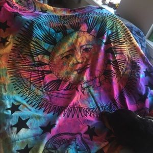 Tie dye tapestry